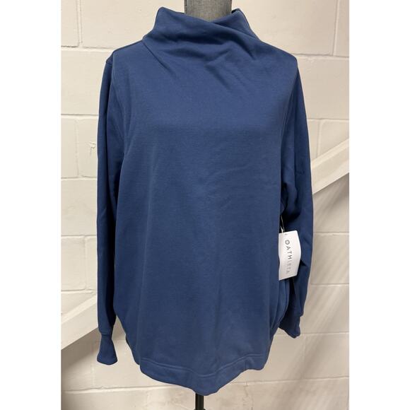 Athleta Cozy Karma Twist Neck Sweatshirt Woman’s Plus Size 2X NEW NWT - Picture 2 of 12
